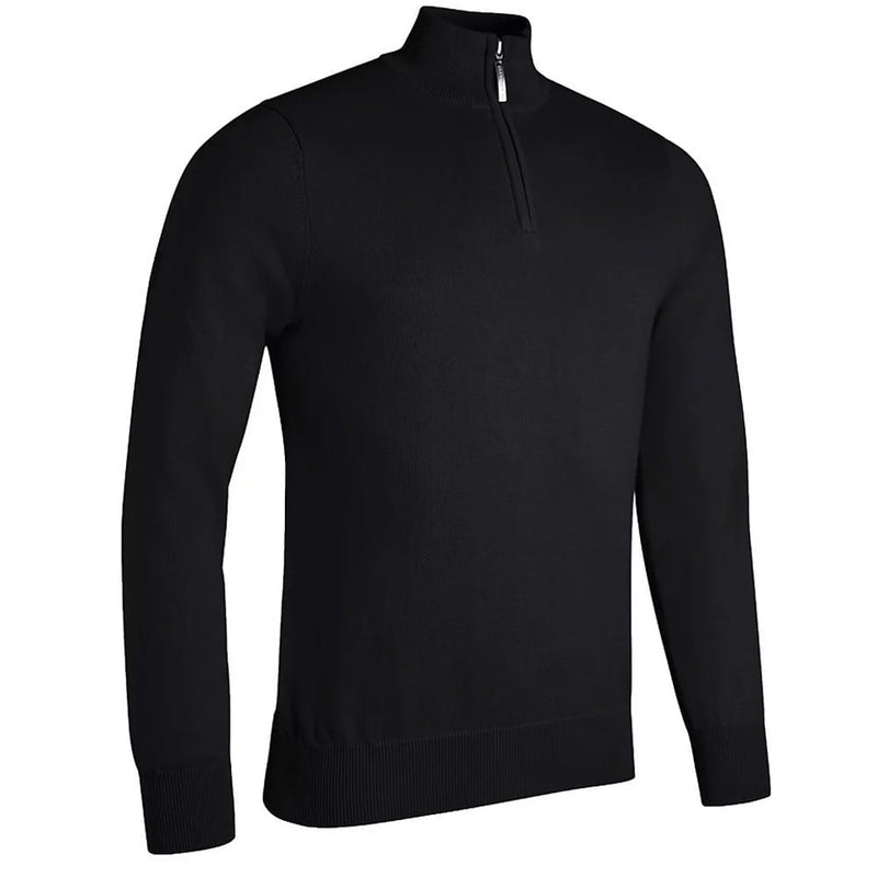 Glenmuir Devon 1/4 Zip Pullover - Black