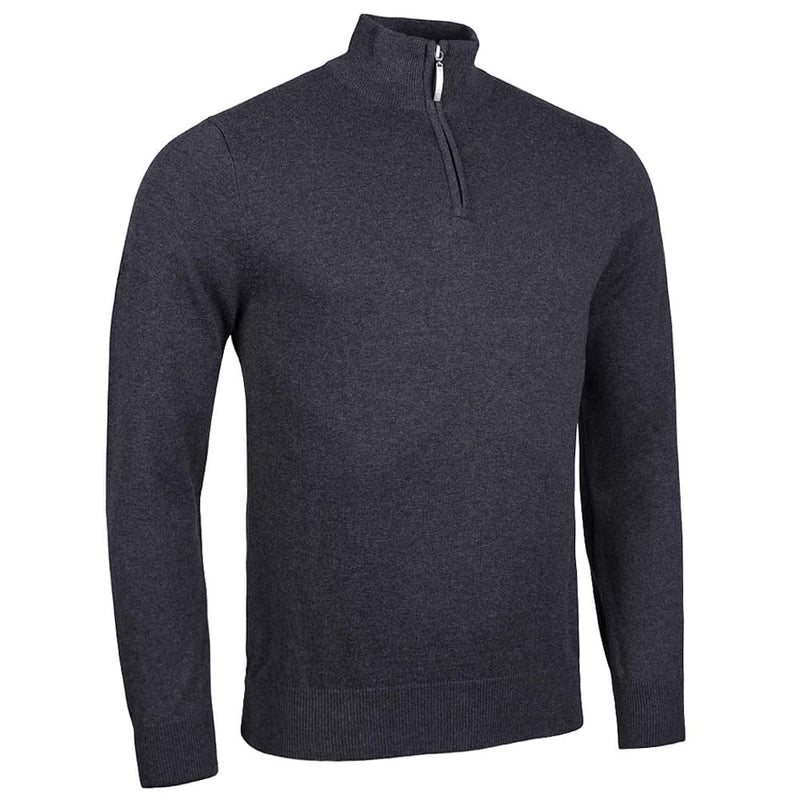 Glenmuir Devon 1/4 Zip Pullover - Charcoal