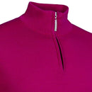 Glenmuir Devon 1/4 Zip Pullover - Raspberry