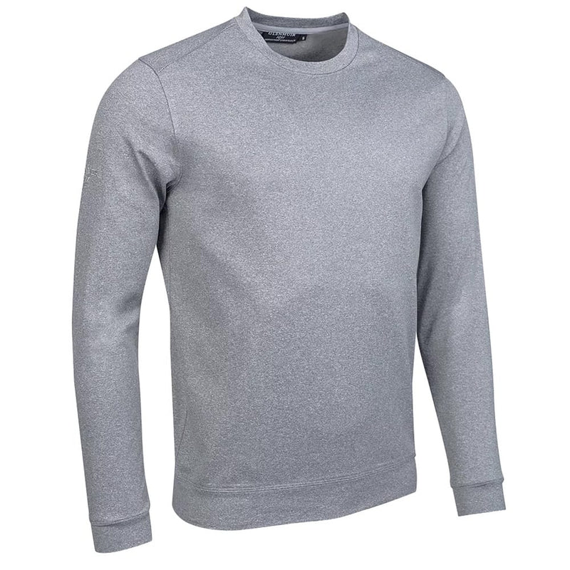 Glenmuir Fraser Crew Neck Pullover - Light Grey Marl