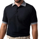 Glenmuir Hatton Polo Shirt - Black/White