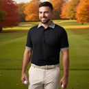 Glenmuir Hatton Polo Shirt - Black/White