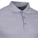 Glenmuir Max Long Sleeve Polo Shirt - Light Grey Marl