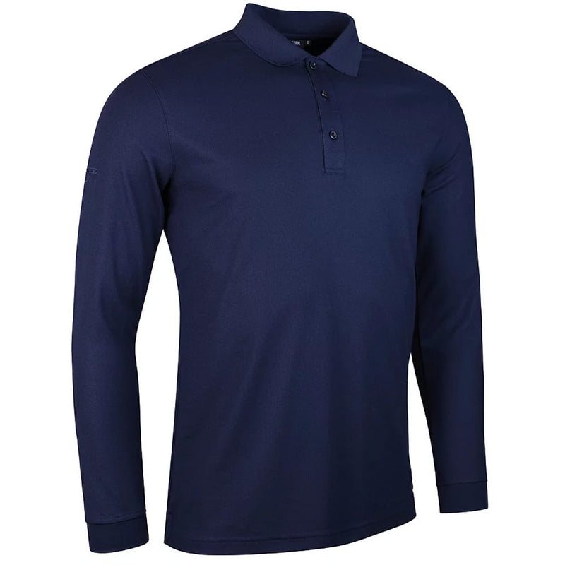 Glenmuir Max Long Sleeve Polo Shirt - Navy