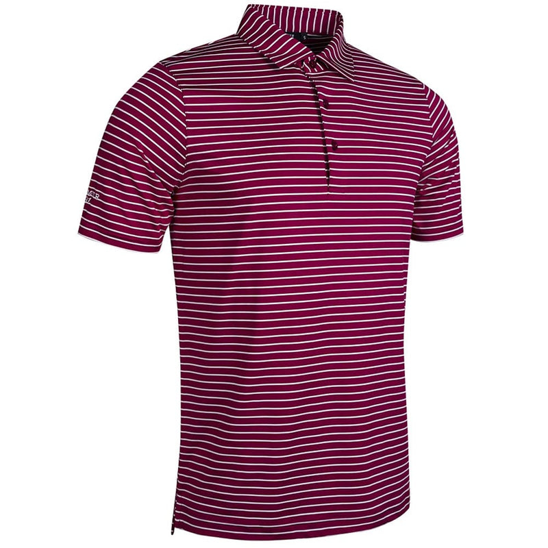 Glenmuir Muirhead Polo Shirt - Raspberry/White