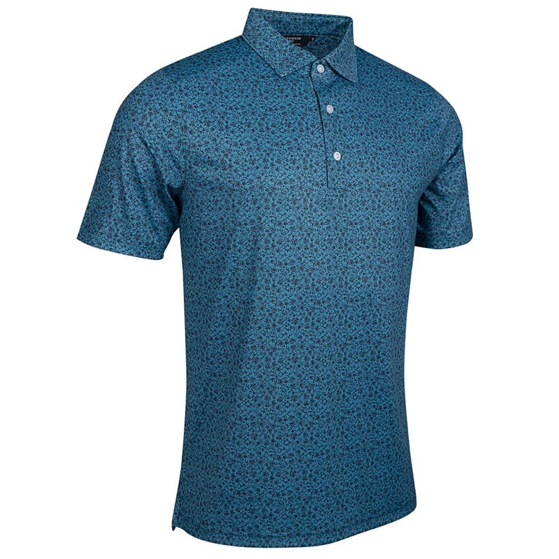 Glenmuir Warwick Polo Shirt - Lagoon/Black