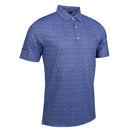 Glenmuir Warwick Polo Shirt - Light Blue/Navy