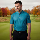 Glenmuir Warwick Polo Shirt - Lagoon/Black