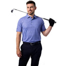 Glenmuir Warwick Polo Shirt - Light Blue/Navy