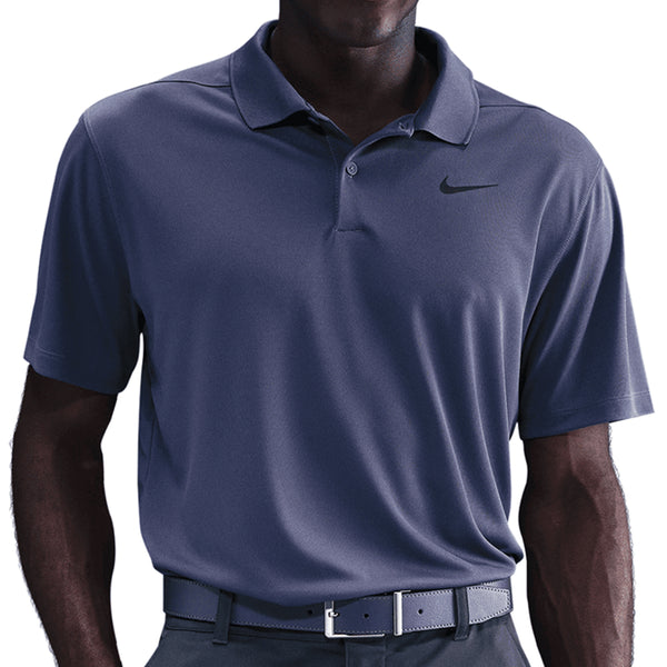 Nike Dri-Fit Victory Solid Polo Shirt - Sanded Purple/Black