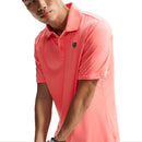 Nike Par 5 Dri-Fit Heather Polo Shirt - Hot Lava/Hot Lava
