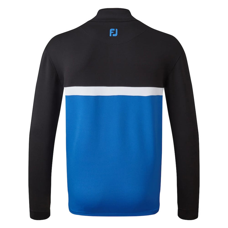FootJoy Colour Blocked Chill-Out Pullover - Black/Royal/White