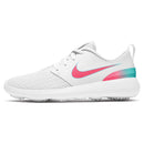 Nike Roshe G Jr. Spikeless Shoes - White/Hot Punch-Aurora Green