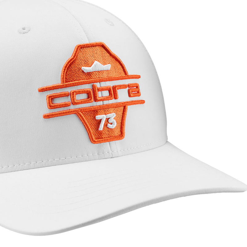 Cobra Split Tour Cap - White Glow/Rickie Orange