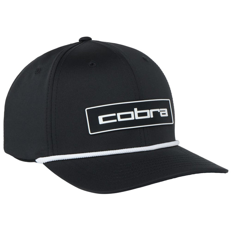 Cobra Tour Tech Rope Cap - Black/White
