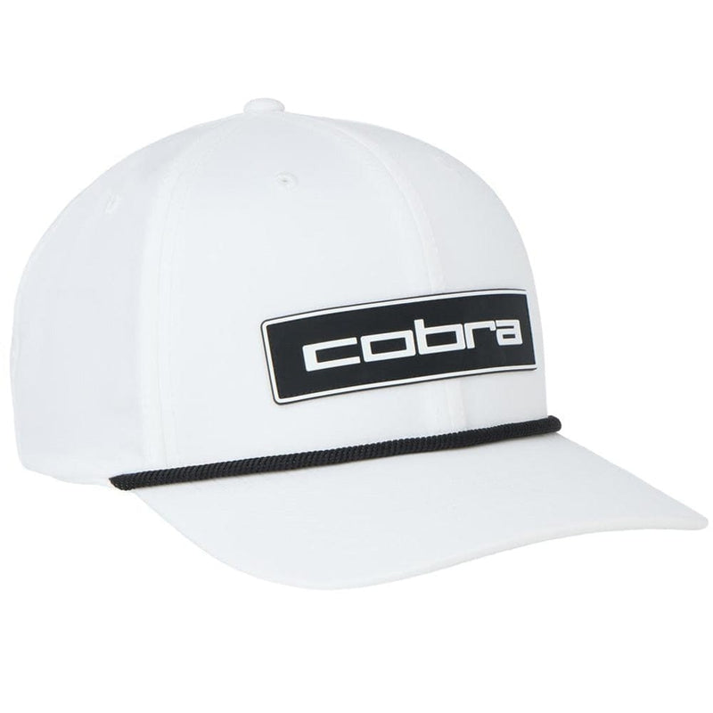 Cobra Tour Tech Rope Cap - White/Black