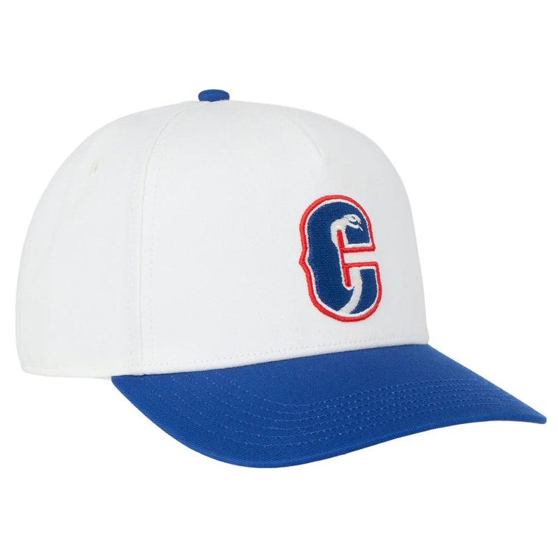 Cobra Structured Lineup Cap - Warm White/Clyde Royal/For All Time Red