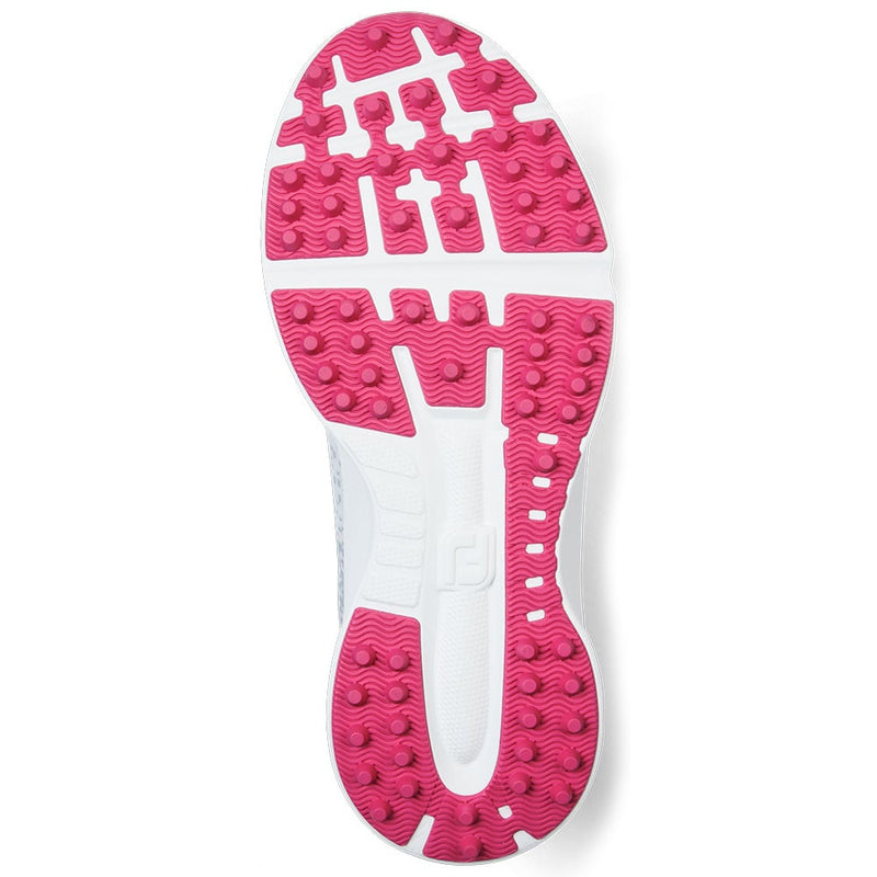 FootJoy Ladies Leisure Spikeless Shoe - Silver/White/Fuchsia