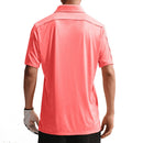 Nike Par 5 Dri-Fit Heather Polo Shirt - Hot Lava/Hot Lava