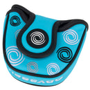 Odyssey Swirl Mallet Putter Headcover - Blue