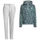 adidas Ultimate365 Tour Climaproof+ Waterproof Parka Rain Suit - Preloved Teal/Grey One