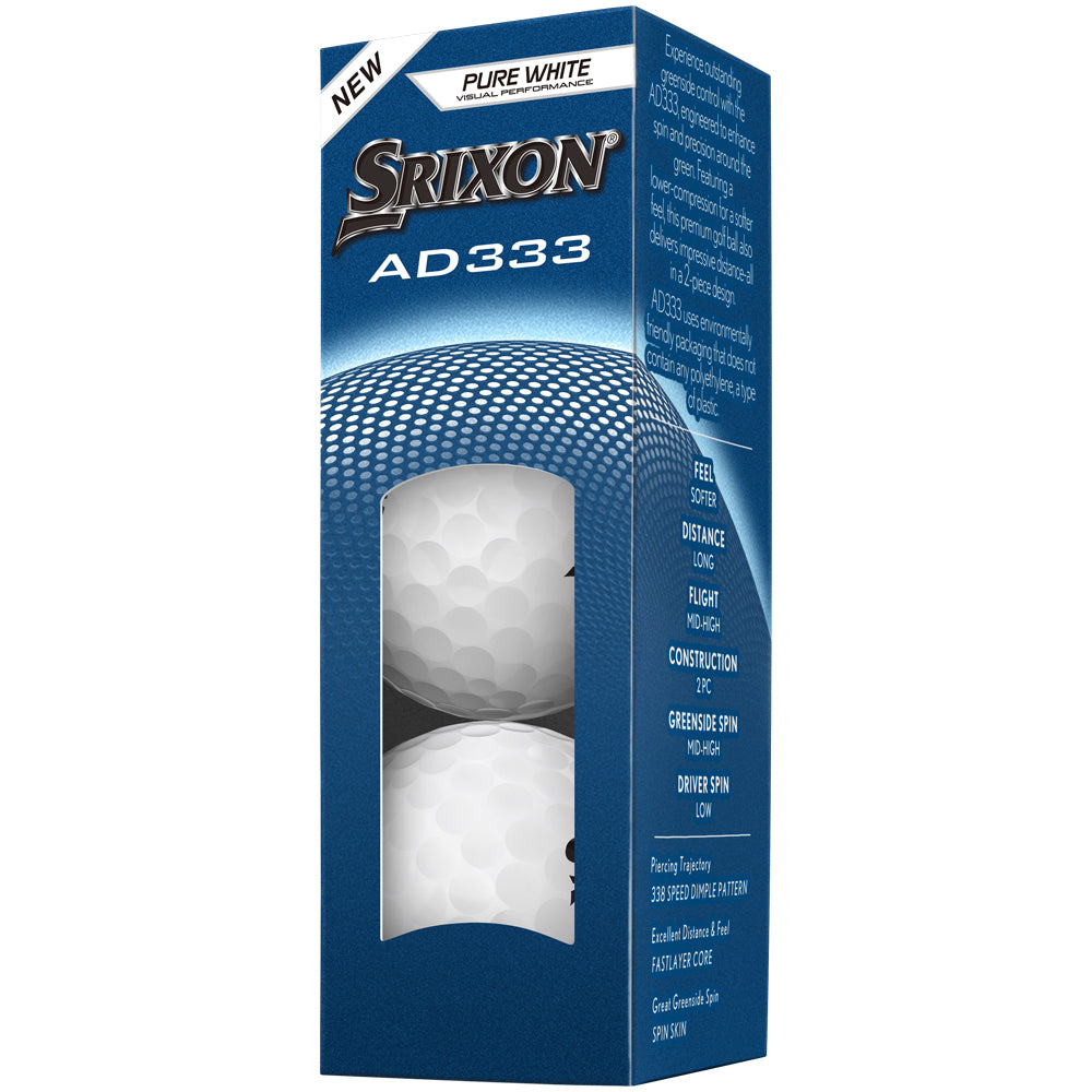 Srixon AD333 Golf Balls - Double Dozen - White