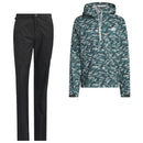 adidas Ultimate365 Tour Climaproof+ Waterproof Parka Rain Suit - Preloved Teal/Black