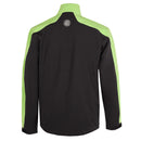 Galvin Green Adam 1/4 Zip Waterproof Jacket - Black/Fresh Green