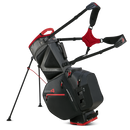 Big Max Aqua Hybrid 4 Waterproof Stand Bag - Black/Charcoal/Red