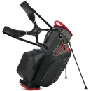 Big Max Aqua Hybrid 4 Waterproof Stand Bag - Black/Charcoal/Red