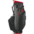 Big Max Aqua Hybrid 4 Waterproof Stand Bag - Black/Charcoal/Red