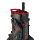 Big Max Aqua Hybrid 4 Waterproof Stand Bag - Black/Charcoal/Red