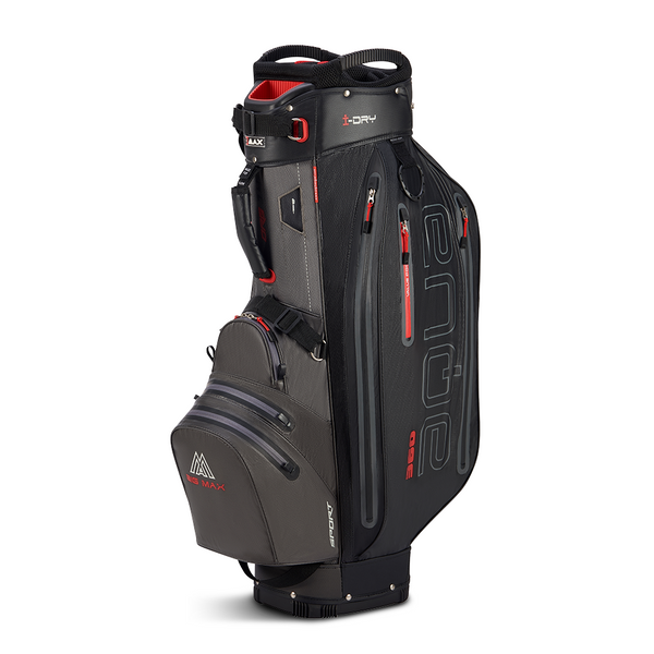 Big Max Aqua Sport 360 Waterproof Cart Bag - Charcoal/Black/Red
