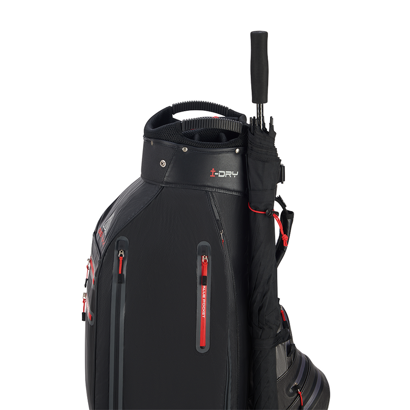 Big Max Aqua Sport 360 Waterproof Cart Bag - Charcoal/Black/Red