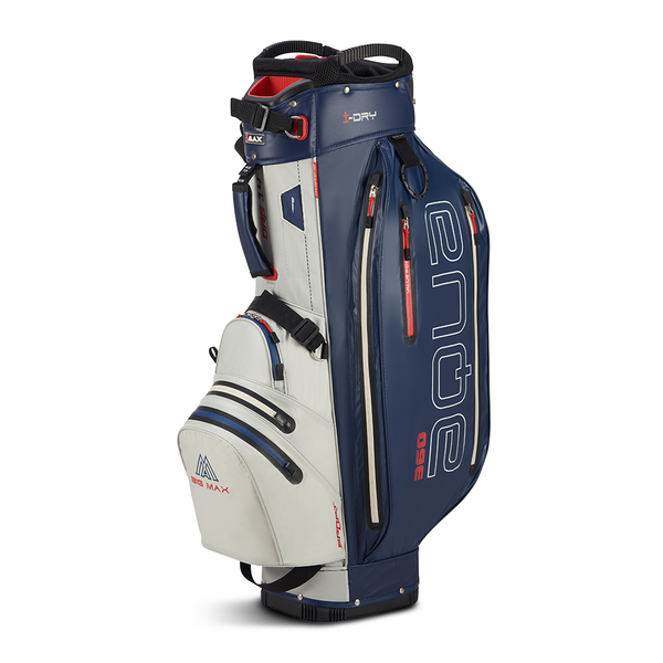 Big Max Aqua Sport 360 Waterproof Cart Bag - Off White/Navy/Red