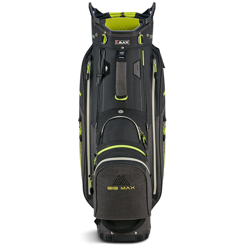 Big Max Aqua Tour 4 Waterproof Cart Bag - Black/Storm/Charcoal/Lime