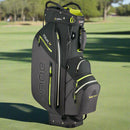 Big Max Aqua Tour 4 Waterproof Cart Bag - Black/Storm/Charcoal/Lime