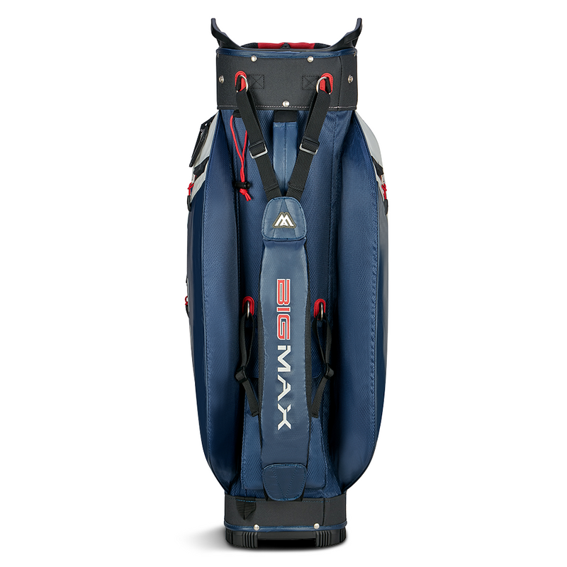 Big Max Aqua Tour 4 Waterproof Cart Bag - Off White/Navy/Red