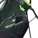 Big Max Aqua Eight G Waterproof Stand Bag - Forest Green/Black/Lime