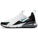 Nike Air Max 270 G Waterproof Spikeless Shoes - White/Dusty Cactus/Black/Metallic Silver