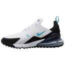 Nike Air Max 270 G Waterproof Spikeless Shoes - White/Dusty Cactus/Black/Metallic Silver