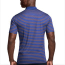 Nike Dri-FIT Victory Stripe Polo Shirt - Astronomy Blue/Mars Stone/Black