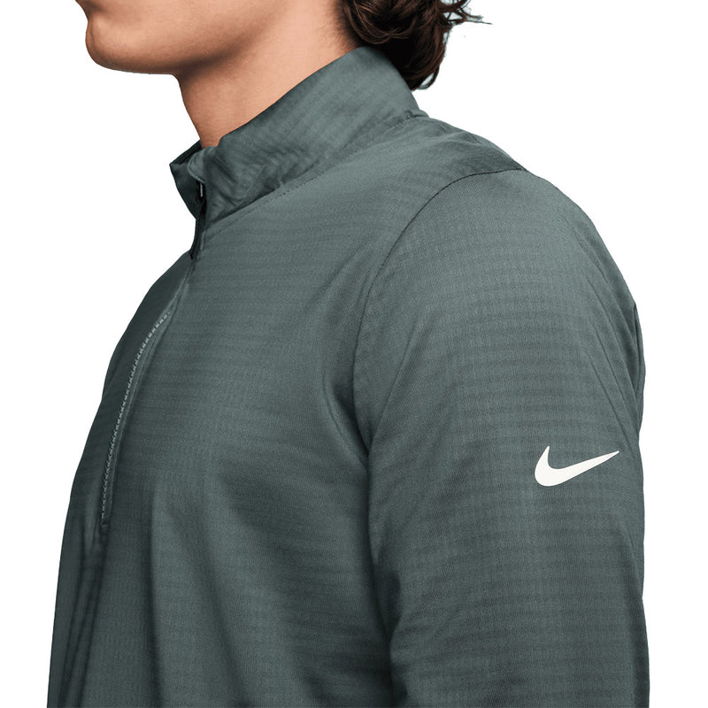 Nike Victory Dri-FIT 1/2 Zip Pullover - Vintage Green/Pale Ivory
