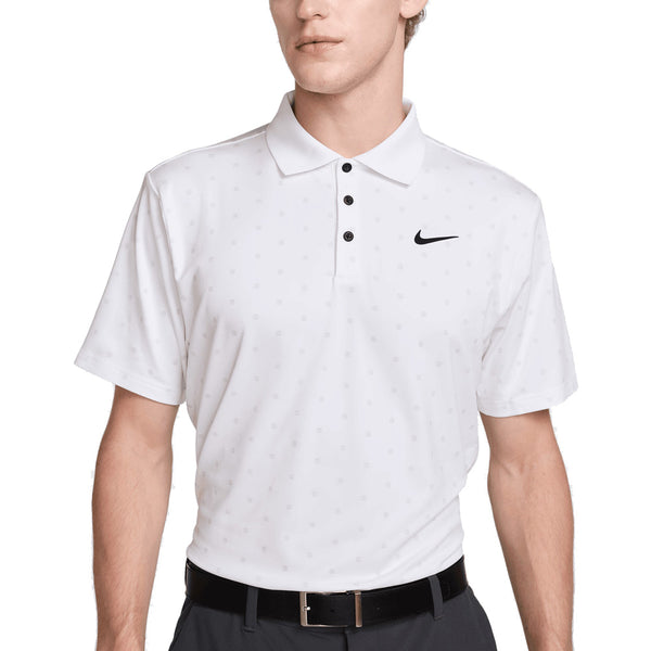 Nike Tour Men's Dri-FIT Polo Shirt - White/Black