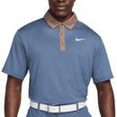 Nike Tour Men's Dri-FIT Polo Shirt - Diffused Blue/Mink Brown/White