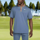 Nike Tour Men's Dri-FIT Polo Shirt - Diffused Blue/Mink Brown/White