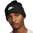 Nike Peak Beanie - Black Heather/White