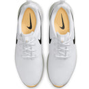Nike Roshe Golf Premium Waterproof Spikeless Shoes - White/Black/Tangerine Tint