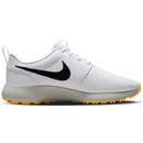 Nike Roshe Golf Premium Waterproof Spikeless Shoes - White/Black/Tangerine Tint