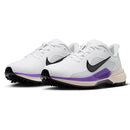 Nike Pegasus 1 G Waterproof Spiked Shoes - White/Black/Action Grape/Metallic Silver